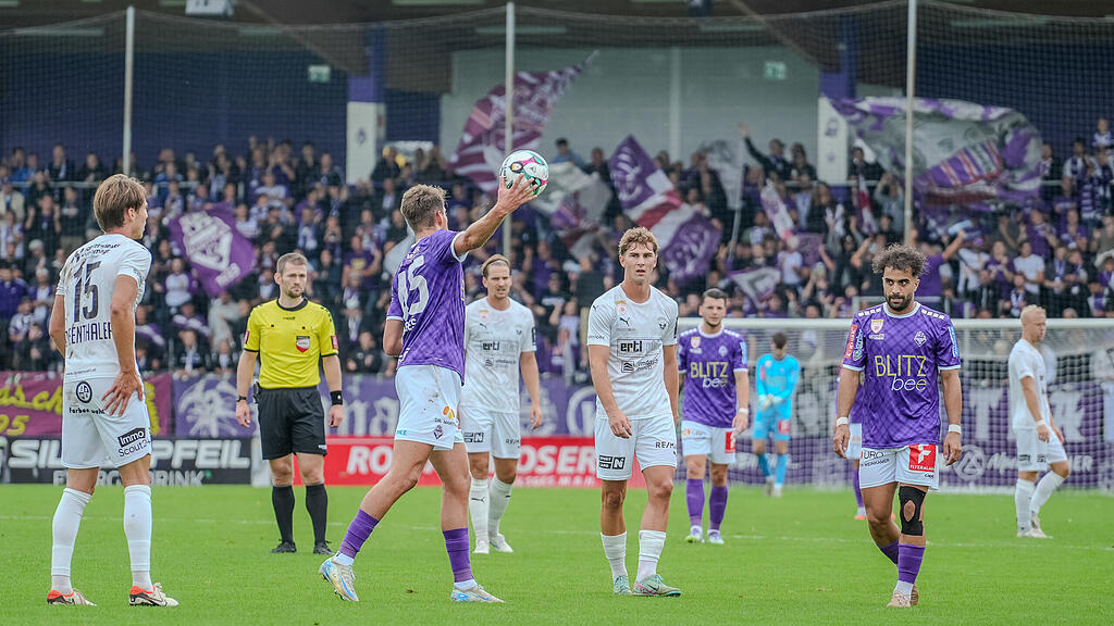 2. Liga: Austria Salzburg gegen Amstetten