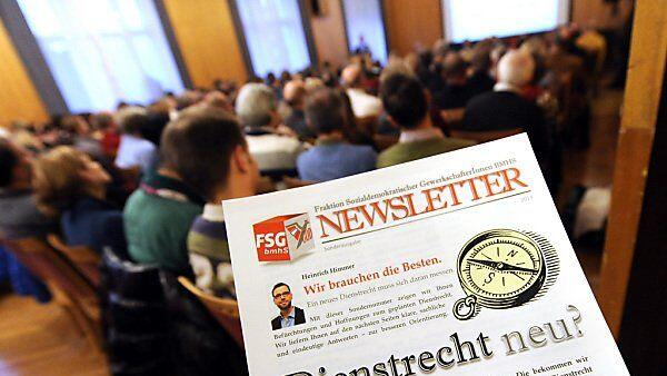 Gewerkschaft ist neues Dienstrecht nicht recht
