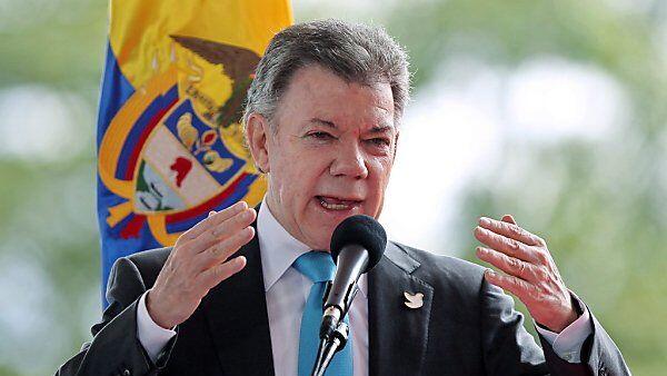 Amtsinhaber Juan Manuel Santos