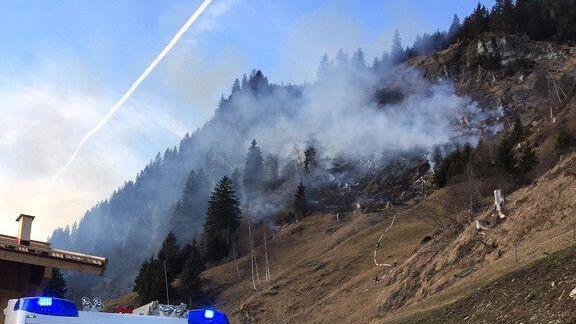 Flächenbrand Hüttschlag