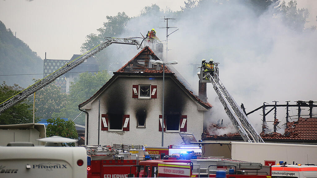 Gaststätte, Brand, Bad Reichenhall