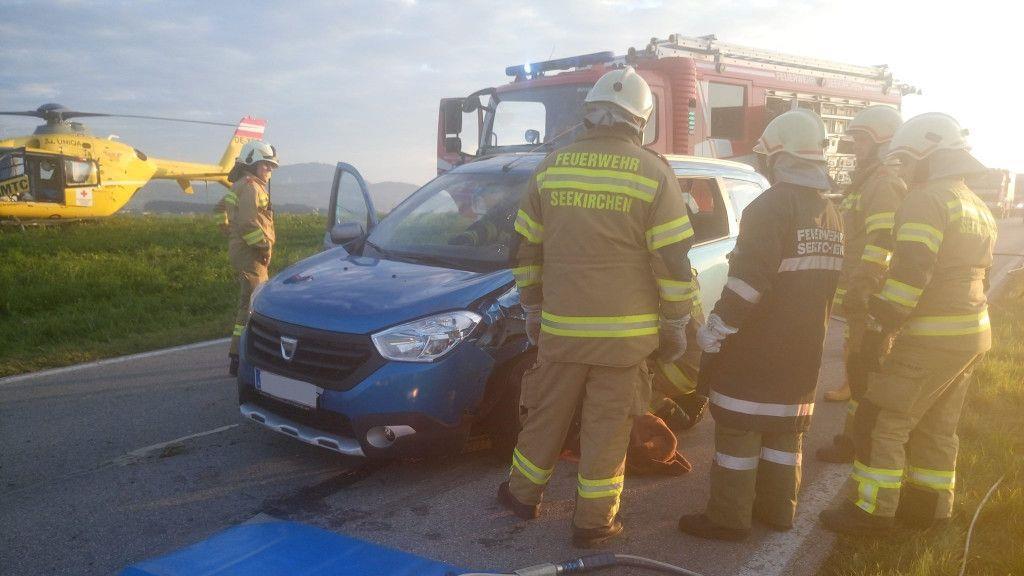 Verkehrsunfall in Seekirchen