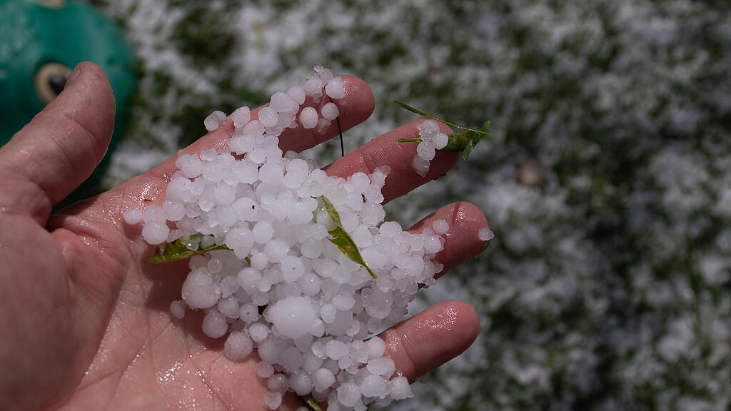 Hagel in Salzburg