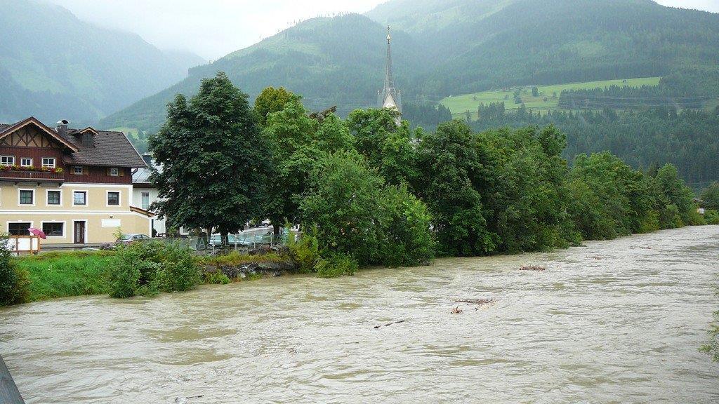 Überflutungen im Pinzgau