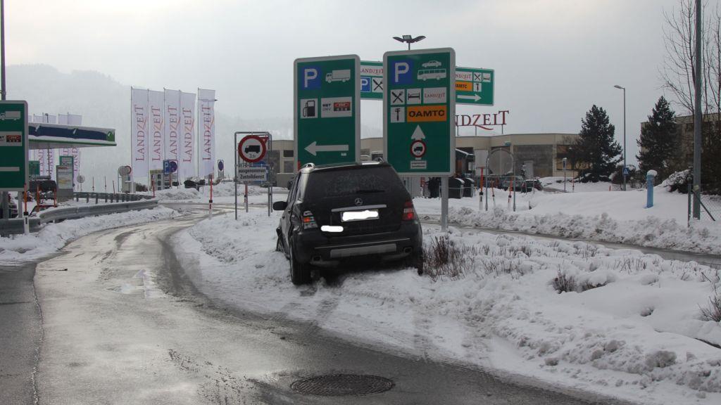 Mondsee: Bilder der Unfallstelle
