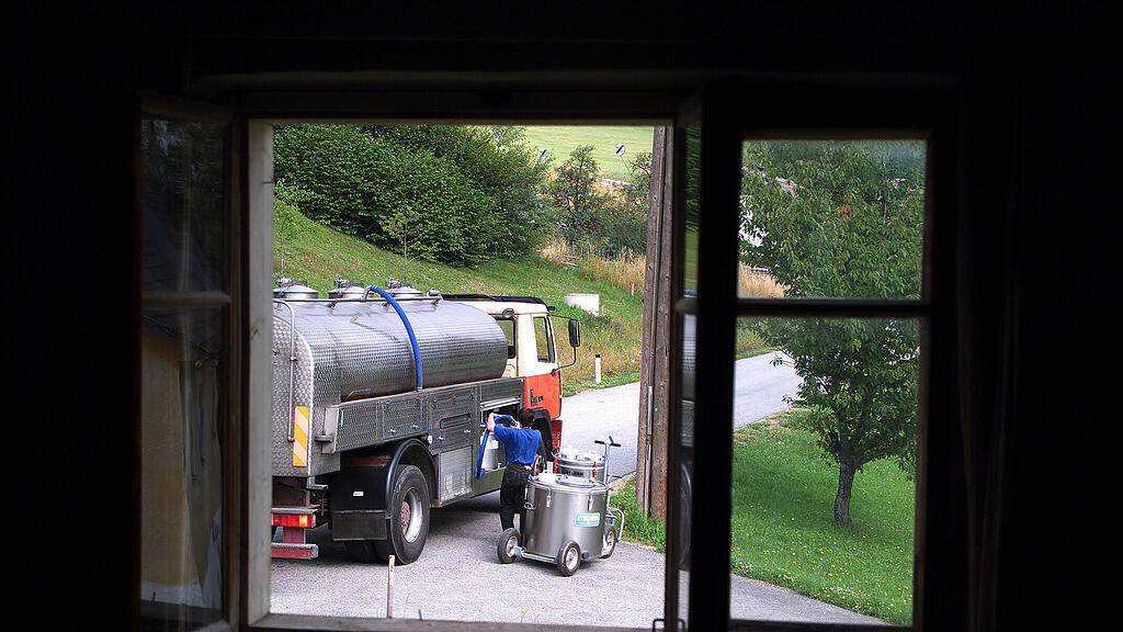 Milch-Lkw