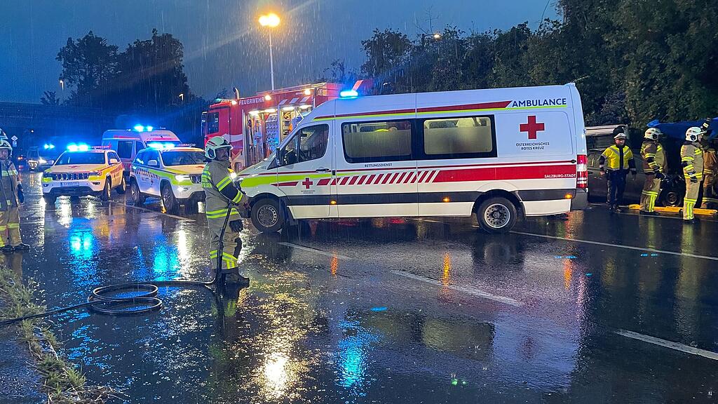 Unfall mit mehreren Verletzten in Bergheim