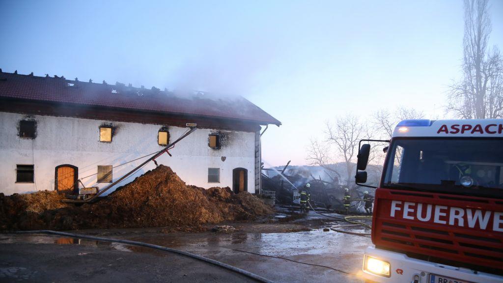 Stadelbrand in Mettmach