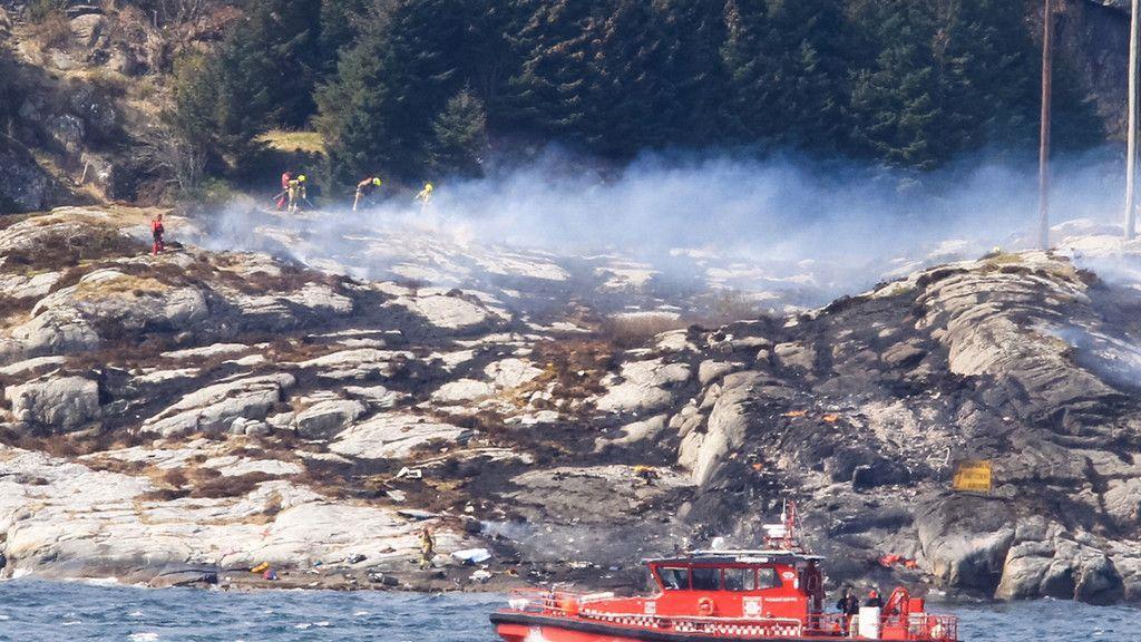 Helikopter-Absturz in Norwegen