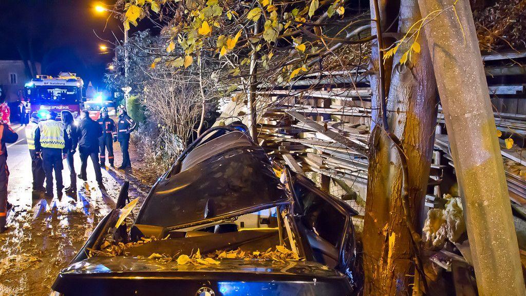 Schwerer Verkehrsunfall in Maxglan