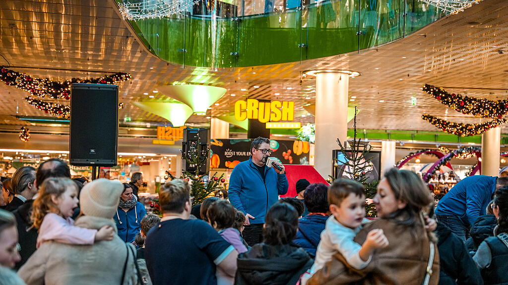 Krampus-Show im Europark