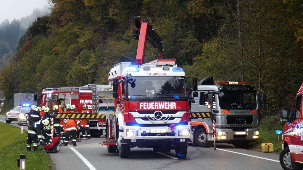 Crash in Bischofshofen