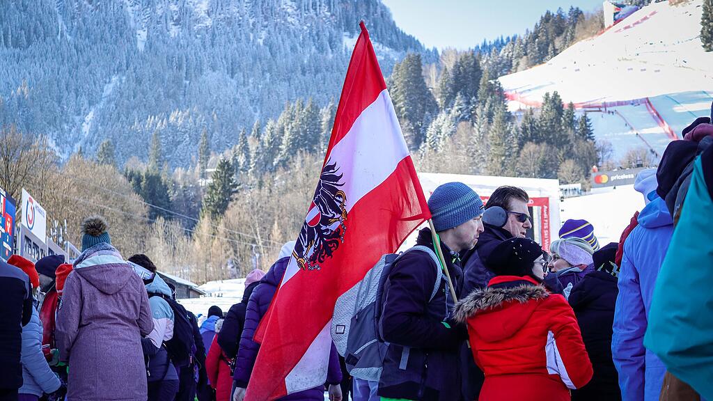 Die Stimmung beim 84. Hahnenkamm-Rennen!