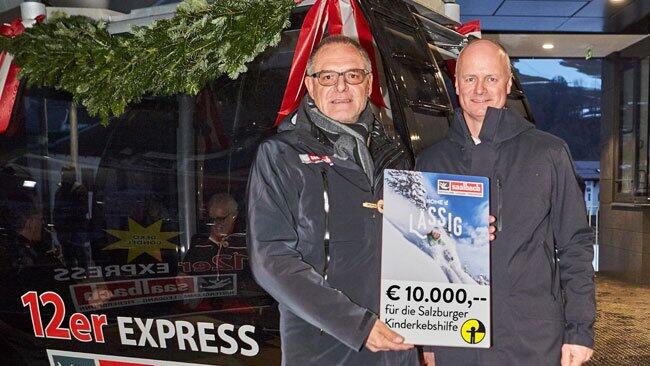 10.000 Euro kamen bei der Spendenaktion zusammen.
