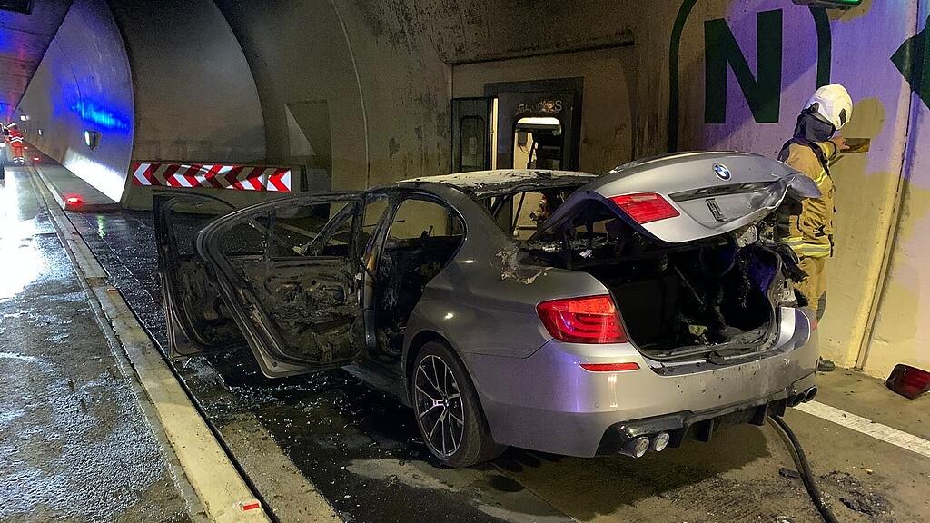 Pkw-Brand Katschbergtunnel