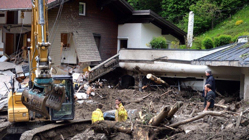 Hochwasser, Tag2: Aufräumen in Hüttau