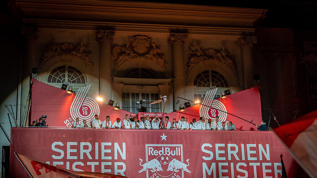 Red Bull Salzburgs Meisterfeier I