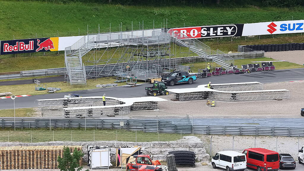 Electric Love 2023: Arbeiten am Salzburgring