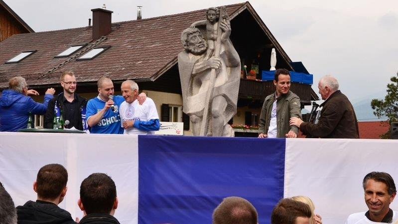 Aufstiegsparty in Grödig