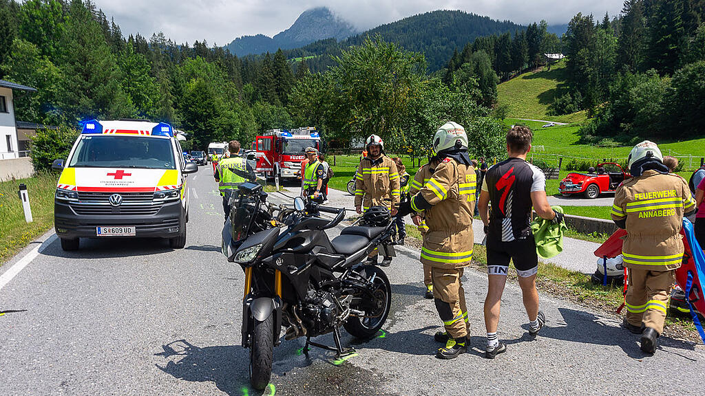 Motorradunfall Annaberg