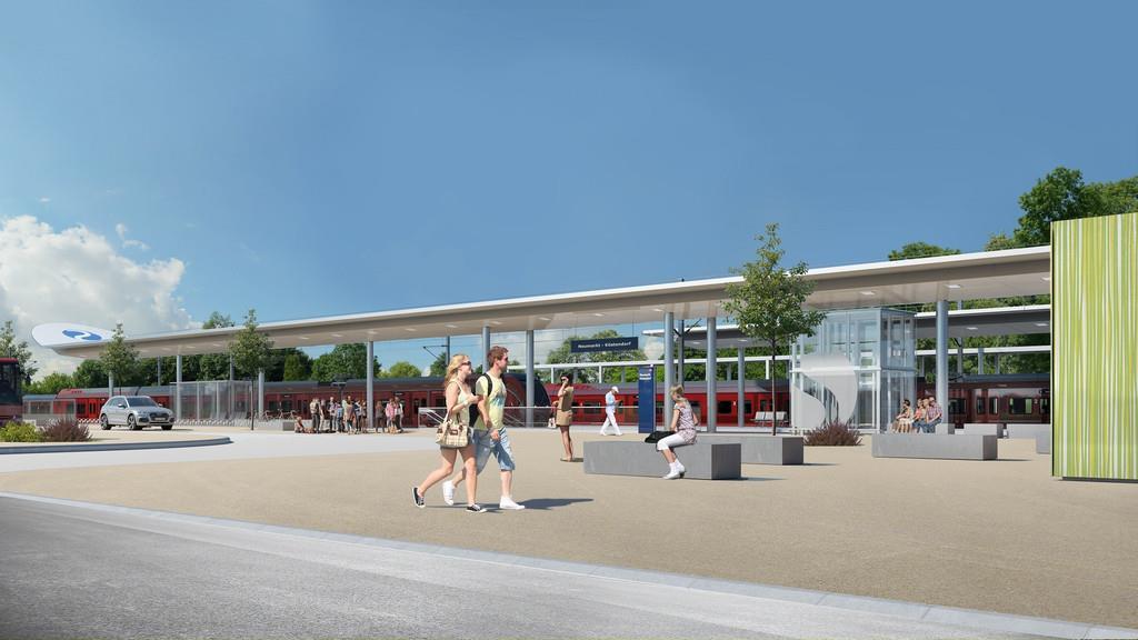 So soll der Bahnhof in Neumarkt aussehen