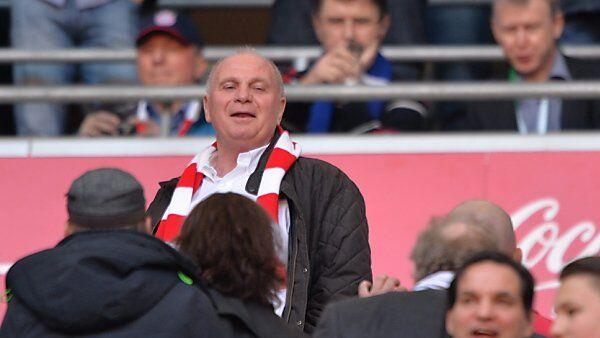 Hoeneß besuchte am Samstag Bayern-Spiel