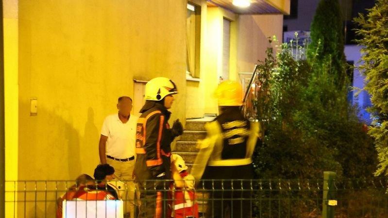 Verletzte bei Kellerbrand