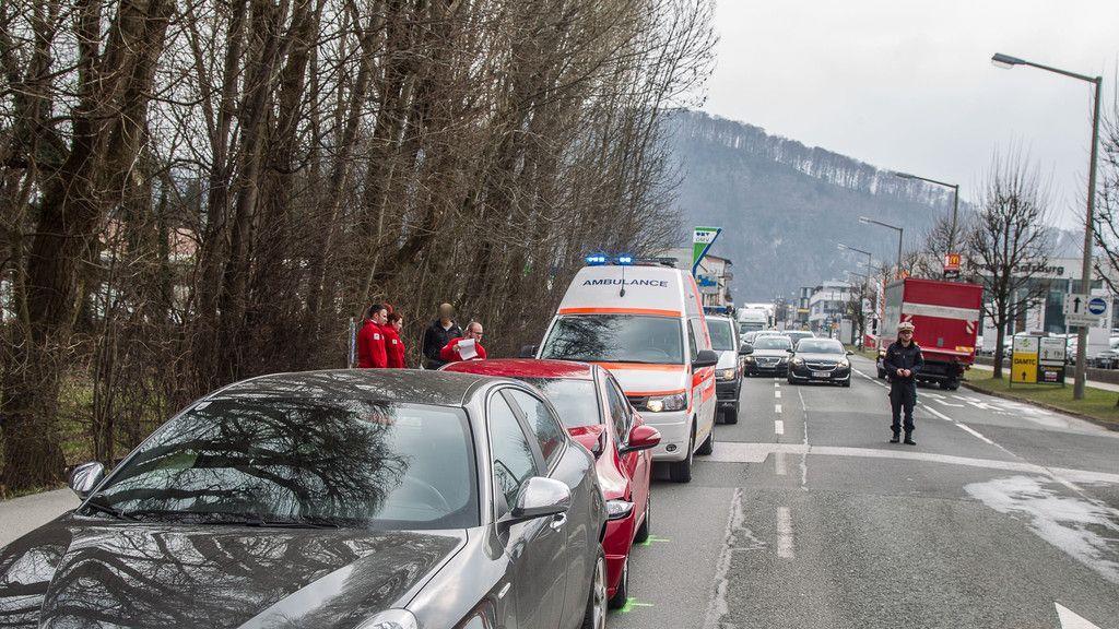 Auffahrunfall in der Vogelweiderstraße