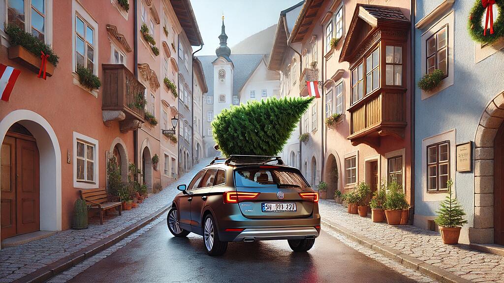 Auto Christbaum