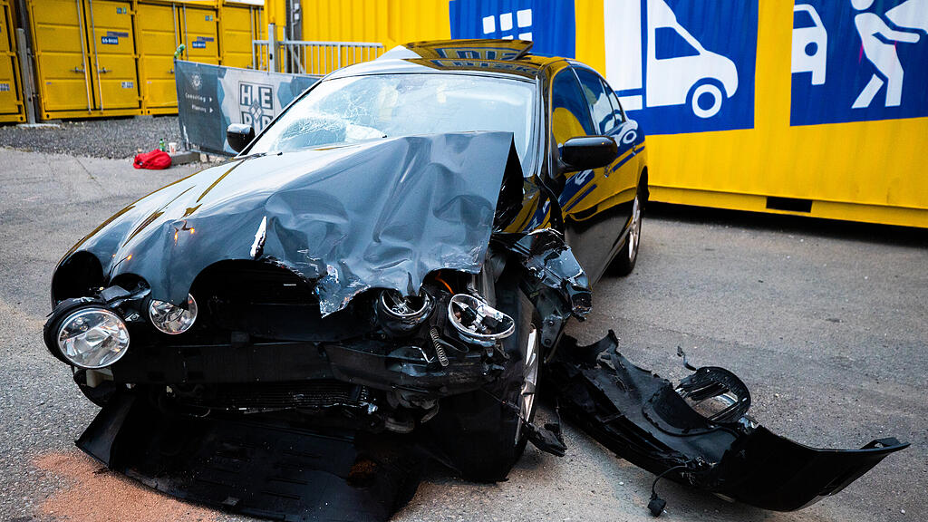 Polizei Wien, Unfall, Jaguar