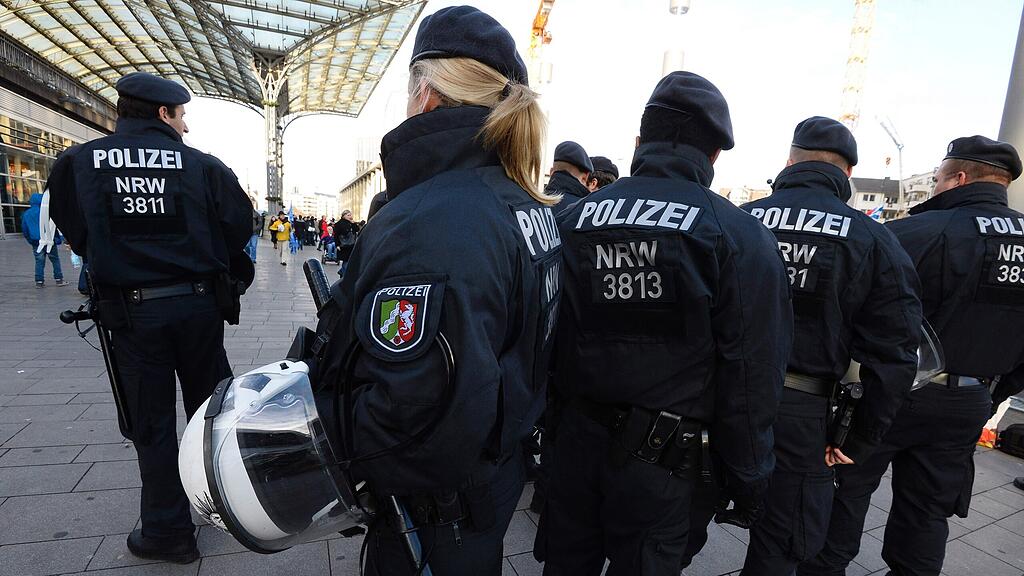 Deutsche Polizisten im Einsatz.