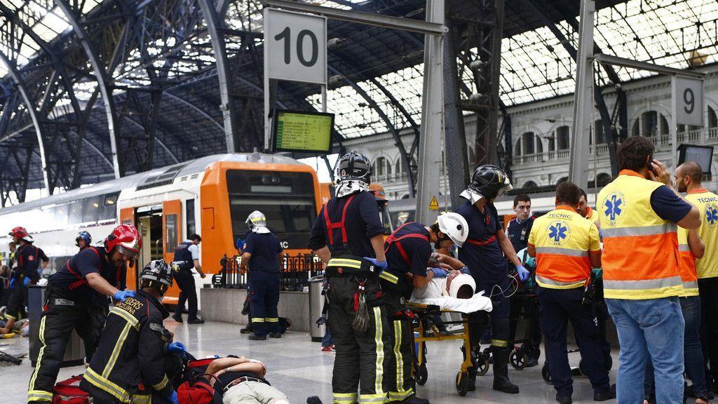 Verletzte bei Bahn-Unfall in Barcelona