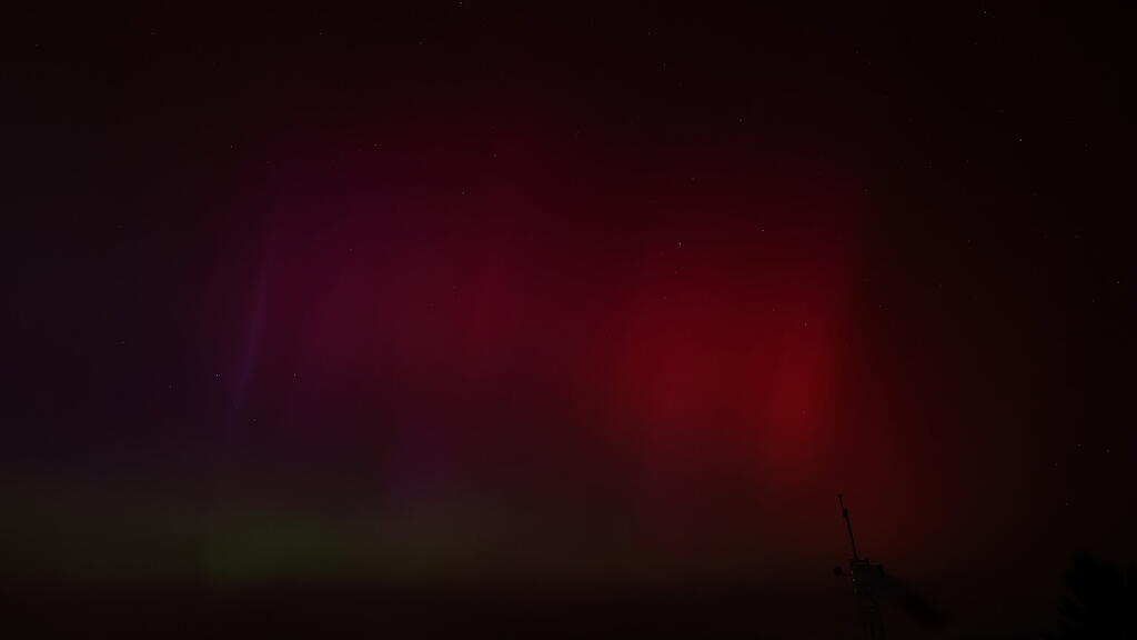 Polarlichter \u00fcber Salzburg