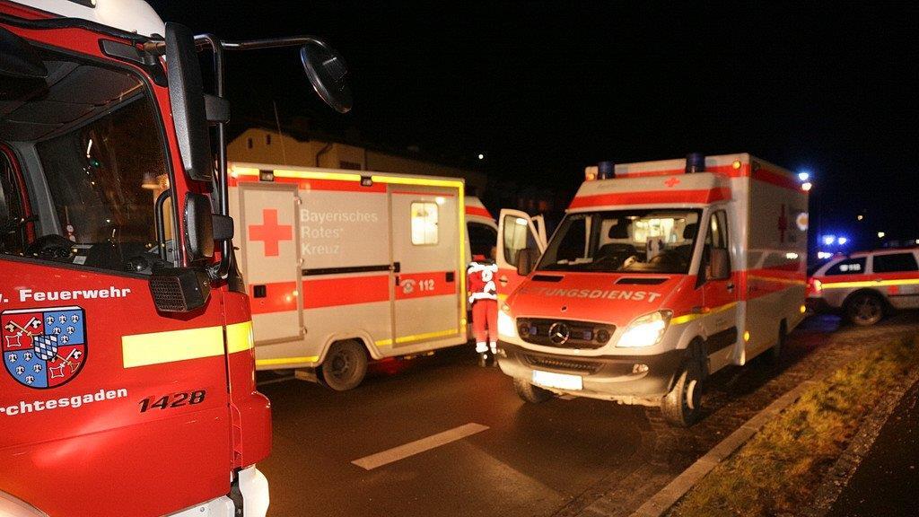 Pkw stürzt in Berchtesgadener Ache