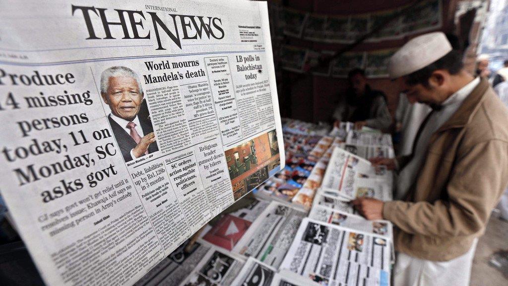 Trauer um Mandela