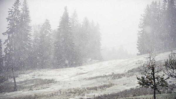 Schneefälle bis in die Niederungen erwartet