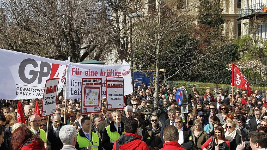 Demo der Bankangestellten I