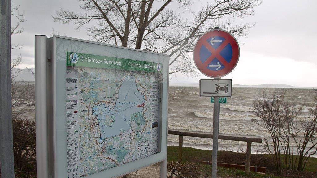 Niklas fegt über Chiemsee
