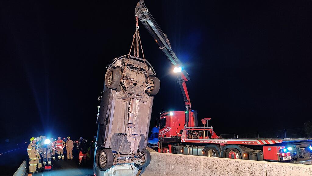 Pkw-Überschlag A1 Eugendorf