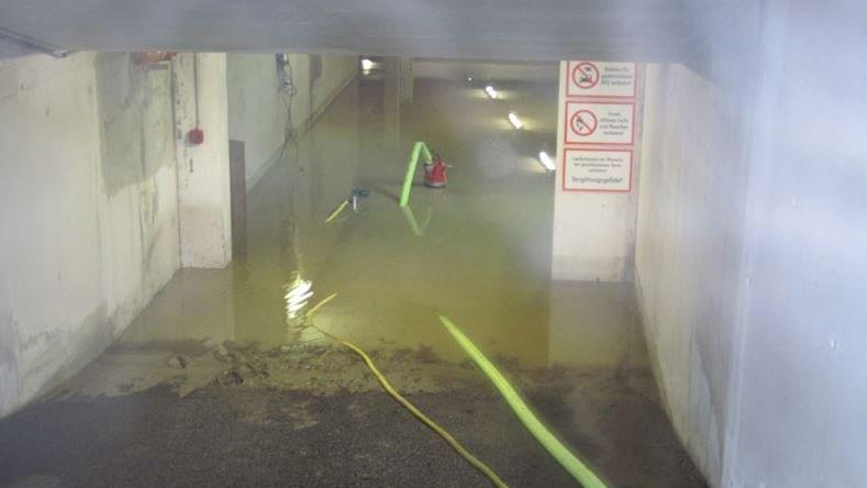 Hochwasser in Saalfelden
