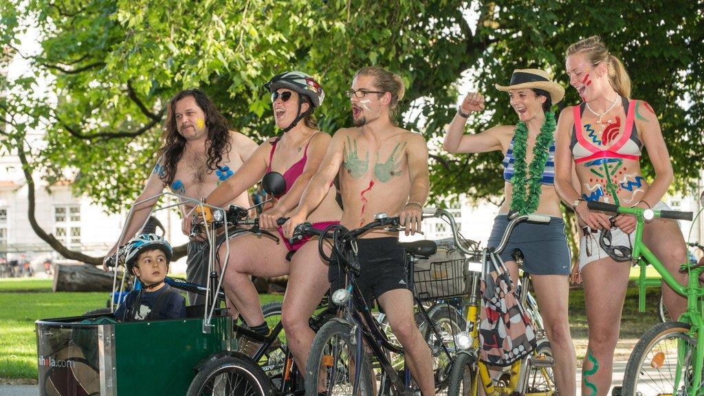 "World Naked Bike Ride" in Salzburg II