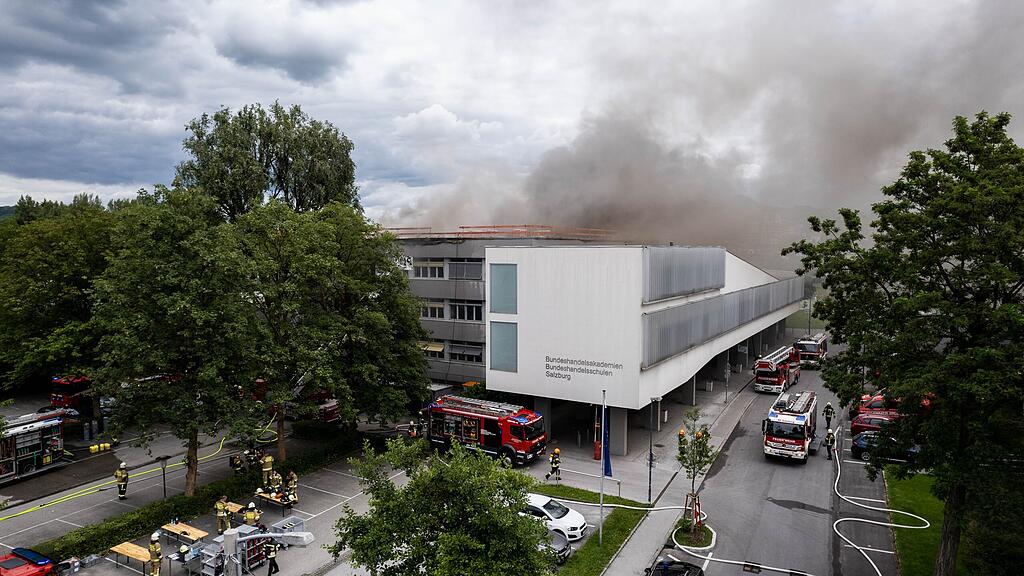 Brand in HAK in Lehen II