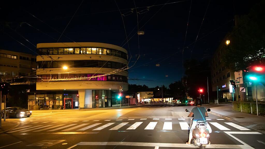 Straßenbeleuchtung in Salzburg ausgefallen