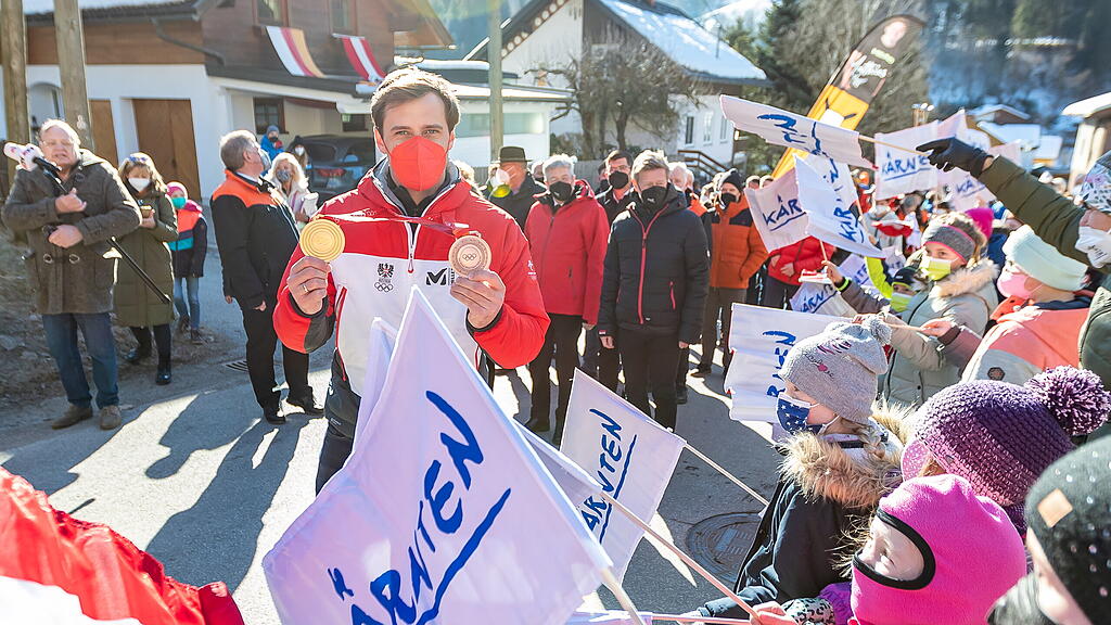 Olympia: Gold-Empfang von Matthias Mayer