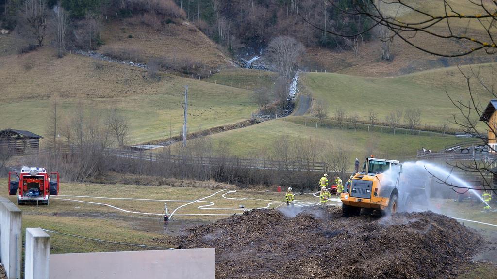 Brand im Heizwerk Großarl