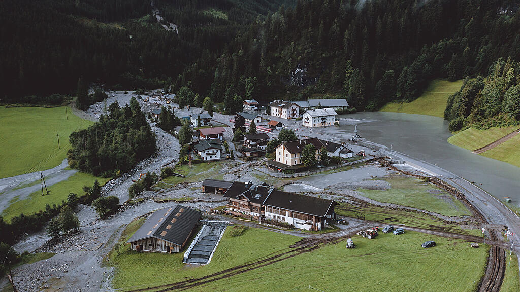 Unwetter Wald im Pinzgau