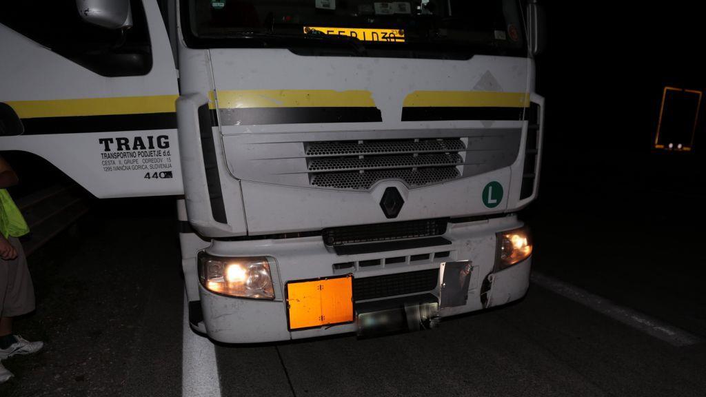 Lkw übersehen