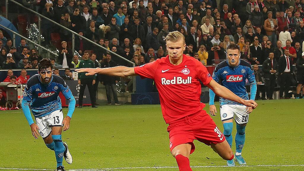 Red Bull Salzburg, Napoli, Erling Haaland