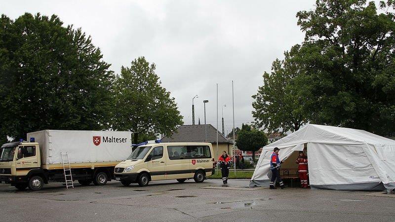 Evakuierung in Freilassing