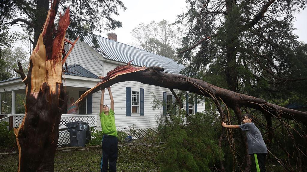 Hurrikan "Florence" trifft auf US-Ostküste